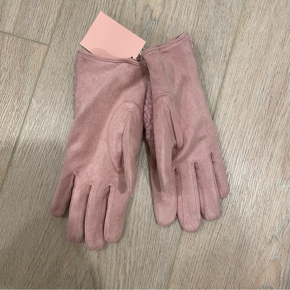 JUICY COUTURE Women's Pink Gloves - Picture 2 of 4